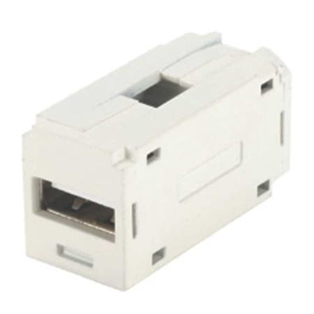 Coupler, 1P, 0.61in W, 1.36in L, USB 2.0/1.1 MPN:CMUSBAAWH