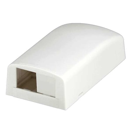 Surface Mount Box, Mini Com, 2Port, Off Wht MPN:CBX2IW-AY
