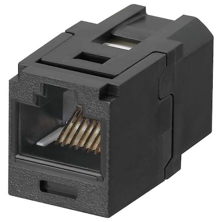 Coupler Module, RJ45, Cat6, Black MPN:CC688BL