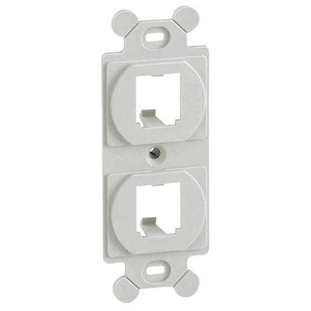 106 Module Frame, Mini Com, 2 Port, Ivory MPN:CF1062EIY