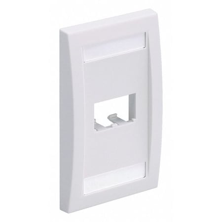Wall Plate, Single Gang, 2 Ports, Ivory MPN:CFPE2EIY