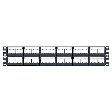 Patch Panel, Mini-Com, Rack Mt, 48 Port MPN:CPPL48WBLY
