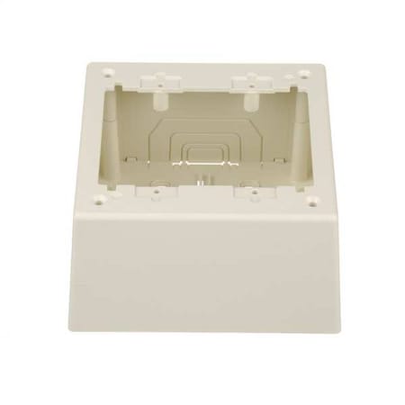 Junction Box, Gang Box Type, 2 Gangs, PVC MPN:JBP2DIW
