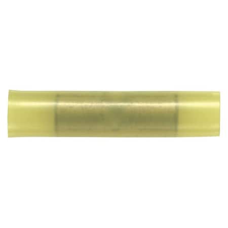 Butt Splice Wire Connector, 10 AWG Max, Yellow, Nylon Insulation, 600 V, 500 PK MPN:BSN10-D