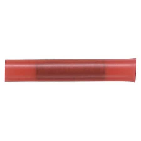 Butt Splice Wire Connector, 18 AWG Max, Red, Nylon Insulation, 600 V, 1000 PK MPN:BSN18-M
