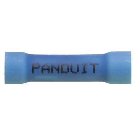 Butt Splice Wire Connector, 14 AWG Max, Blue, Vinyl Insulation, 600 V, 1000 PK MPN:BSV14X-M