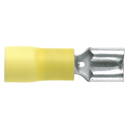Wire Disconnect, Yellow, Vinyl, PK50 MPN:DV10-250-L