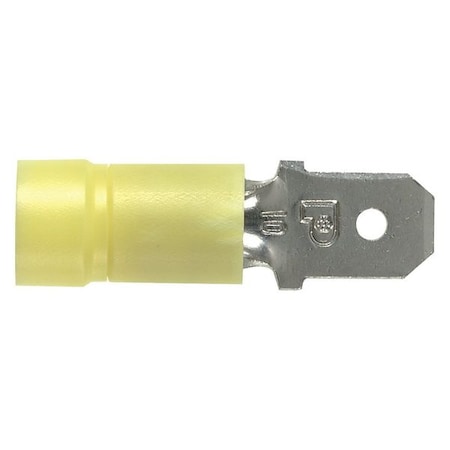 Male Disconnect, Vinyl, 0.98 in., PK50 MPN:DV10-250M-L