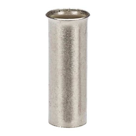 Ferrule, 10 AWG, Non-Insul, 15/32in., PK1000 MPN:F82-12-M