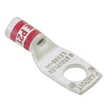 Lug Compression Connector, 2/0 AWG Max, Standard Barrel, Copper, Black MPN:LCAX2/0-38-X