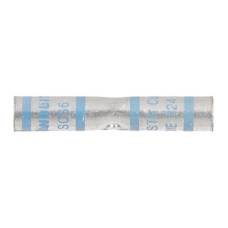 Crimp Wire Connector, 6 AWG Max, Blue, None Insulation, 35 kV MPN:SCS6-L