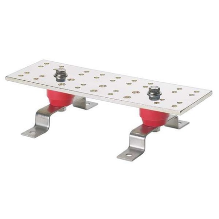 Busbar, Copper, Grounding Bar L 12in MPN:GB4B0612TPI-1
