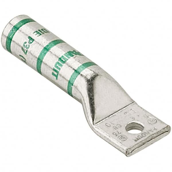 Right Angle Ring Terminal: Non-Insulated, 1 AWG, Compression Connection MPN:LCB1-38-E
