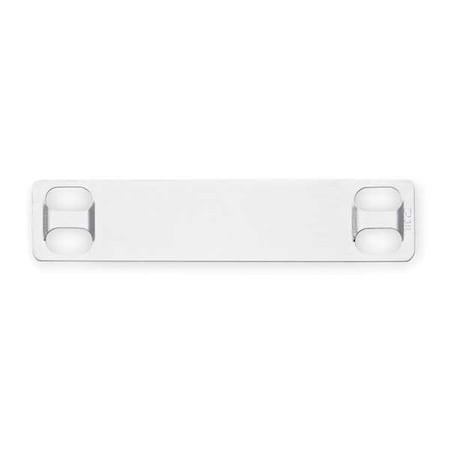 Marker Plate, 316 Stainless Steel, 3/4 in H x 3 1/2 in W, Silver, Rectangle, 100 PK MPN:MMP350H-C316