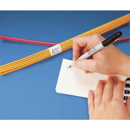 Blank Self-Laminating Cable Marker Book MPN:PSCB-5Y
