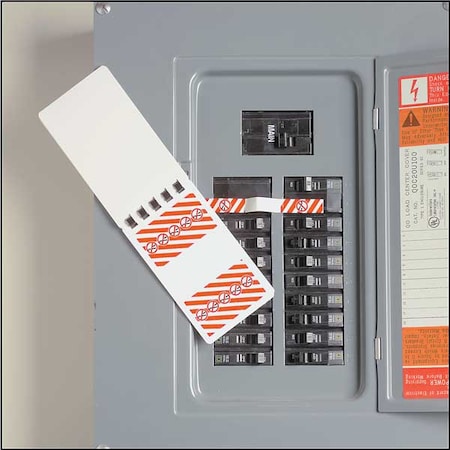 Lockout Tagout Lbl, 4 5/6in, Vinyl, PK60 MPN:PSL-CBWL