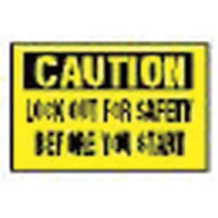 Lockout Label, 2-1/4 In. H, PK2, PVS0204C171Y MPN:PVS0204C171Y