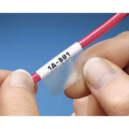 WraparoundLabel, Orange, Vinyl, 1inW, PK5000 MPN:S100X150VFTY