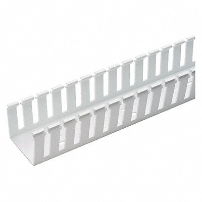 Wire Duct Wide Slot White 2.25 W x 2 D MPN:G2X2WH6