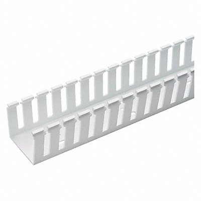 Wire Duct Wide Slot White 2.25 W x 3 D MPN:G2X3WH6
