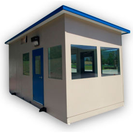 Panel Built 5' x 6' x 9' Guard Booth Pre-Assembled Beige STBGB66-Beige3354