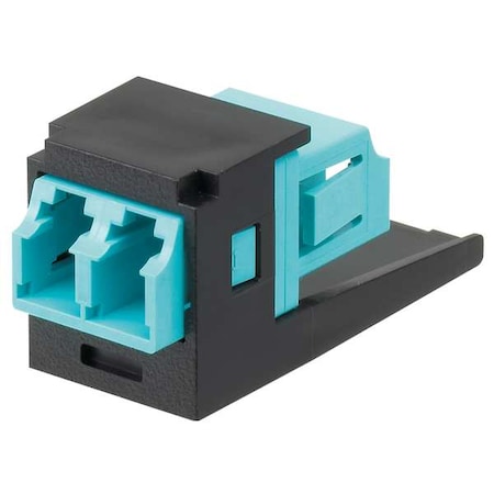 Adapter, Multimode Duplex LC Fiber, Black MPN:CMDSAQLCZBL