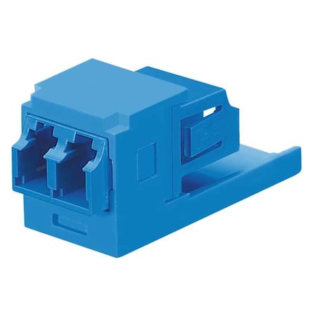 Adapter, Singlemode Duplex LC Fiber, Blue MPN:CMDSLCZBU