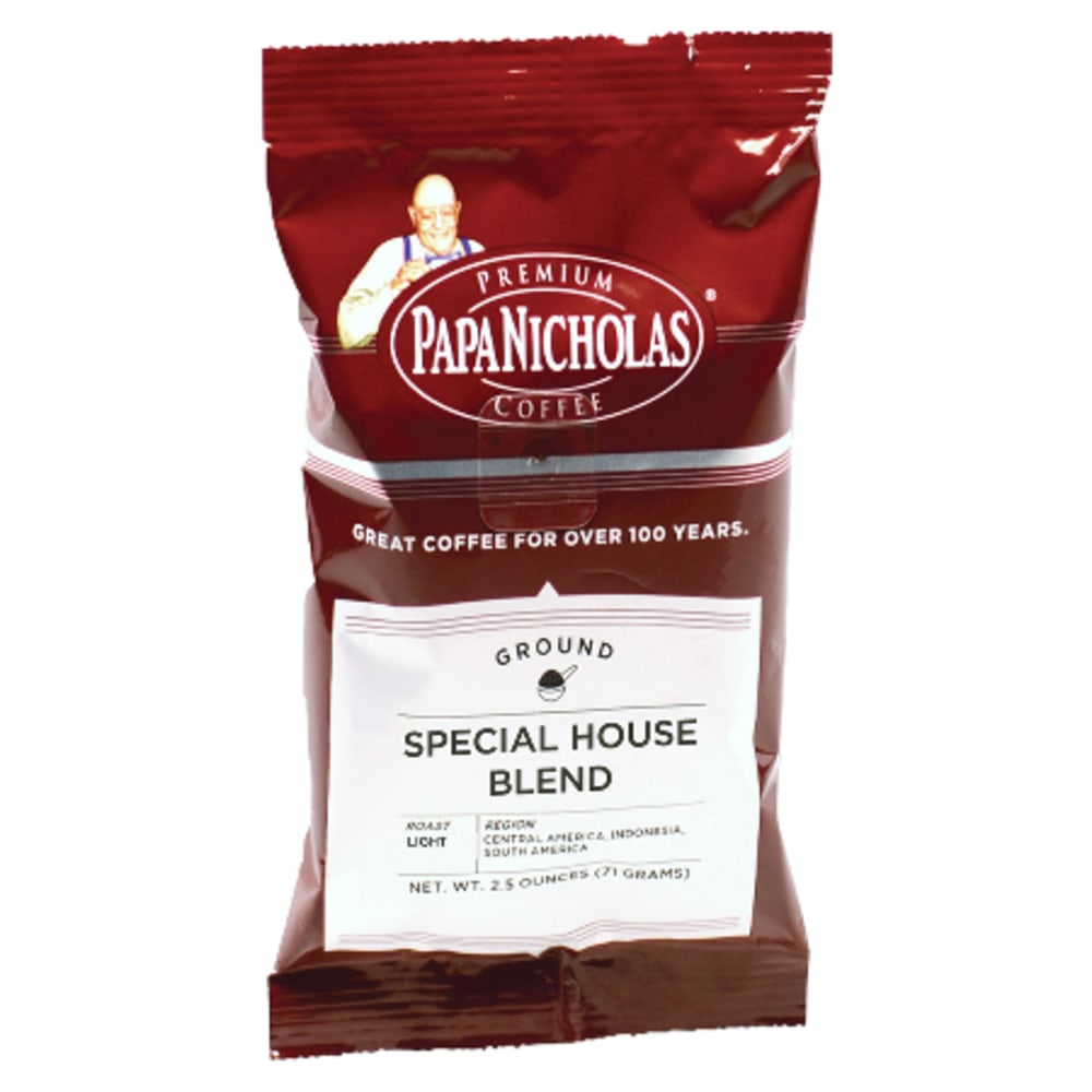PapaNicholas Coffee Single-Serve Coffee Packets, Special House Blend, Carton Of 18 MPN:25185