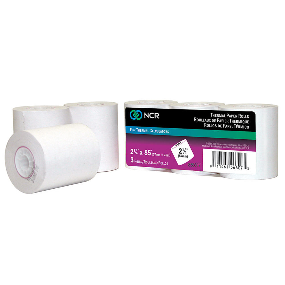ICONEX Cash Register Roll - 2 1/4in x 85 ft - Durable - 3 / Pack MPN:90780076