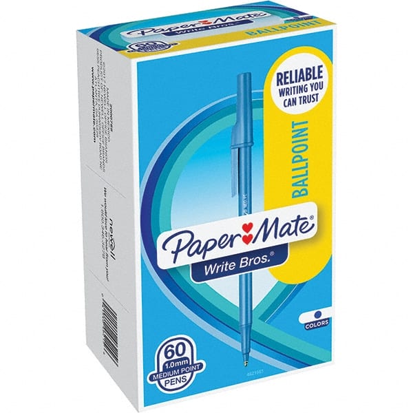 Ballpoint Stick Pen: Conical Tip, Blue Ink MPN:4621501C