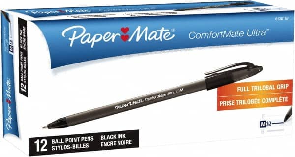 Stick Pen: 1 mm Tip, Black Ink MPN:6130187