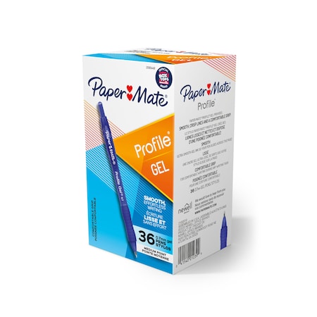 Profile Gel Pen, 0.7mm, Blue, PK36 MPN:2095449