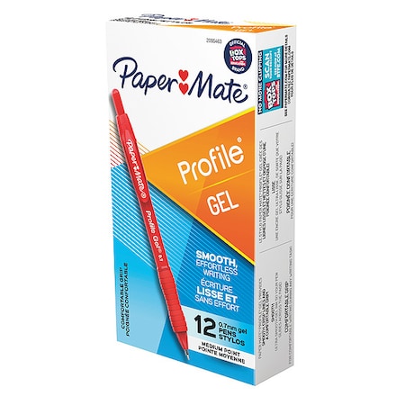 Pen, Red, Non-Erasable, Gel, PK12 MPN:2095463