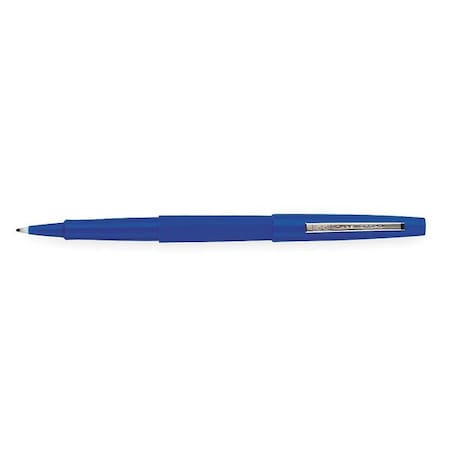 Porous Point Felt Tip Pen, Medium Blue PK12 MPN:8410152