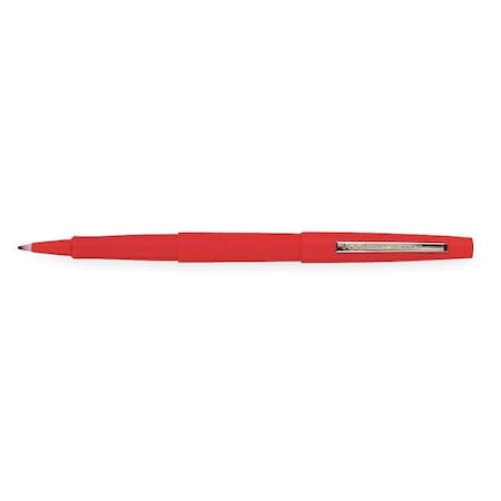 Porous Point Felt Tip Pen, Medium Red PK12 MPN:8420152