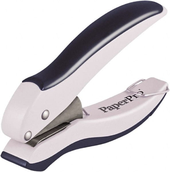 Paper Punches, Paper Punch Type: 10 Sheet Manual One Hole Punch , Color: Gray , Sheet Capacity: 10 , Overall Width: 1.13in , Overall Length: 4.8in  MPN:ACI2402