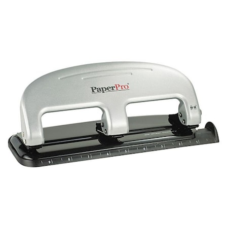 Three-Hole Paper Punch, 20 Sheet, Blk/Slvr MPN:ACI2220