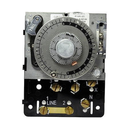 Defrost Timer Control, 208/240V AC, 40 A, SPDT, Heavy Steel, Temperature Or Pressure Termination MPN:8145-20