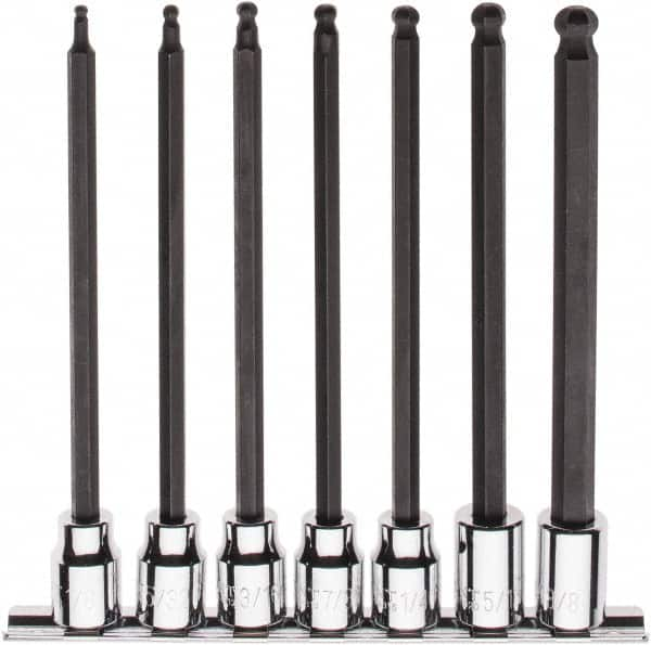 Hex Bit Socket Set: 3/8