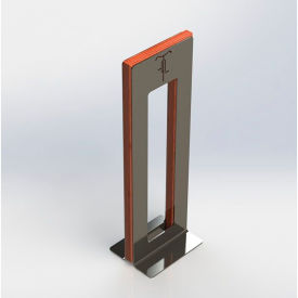 PARIS Site Furnishings Inox Surface Mount Bike Rack 2-Bike Capacity 462-717