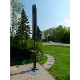PARIS Site Furnishings Solar Charge Pole ADA Compliant 80W 12V 493-014