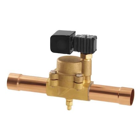 Refrigerant Solenoid Valve, Brass, 500 psi MPN:R52E3511M
