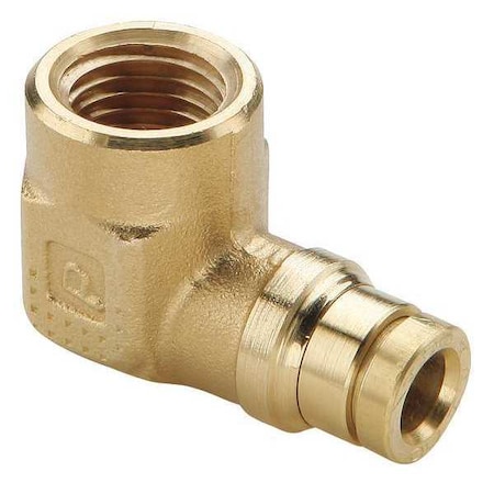 Elbow, Brass, Push-Fit3/8in, FNPT1/4in MPN:170PTCNS-6-4