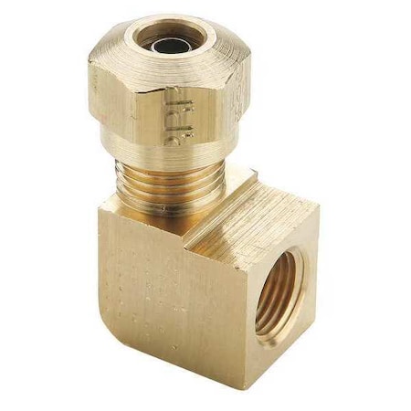 Elbow, Brass, Comp. 3/8 in, FNPT 3/8 in MPN:270NTA-6-4