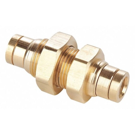 Union, Brass, Push-Fit 1/4 in, Push-Fit 1/4 in MPN:62PTCBH-4