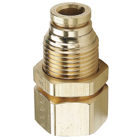 Strt, Brass, Push-Fit1/4in, FNPTF1/4in MPN:66PTCBH-4-4