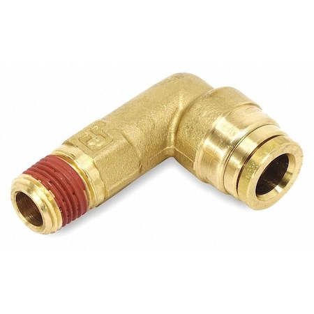 Elbow, Brass, Push-Fit3/8in, MNPT1/4in MPN:QVS169PTCNSL-6-4