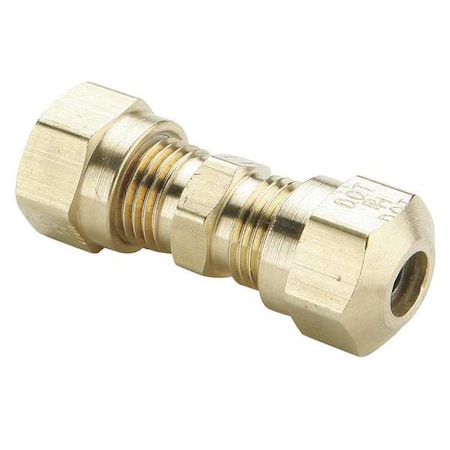 Union, Brass, Comp. 3/8 in, Comp. 1/2 in MPN:62NTA-6