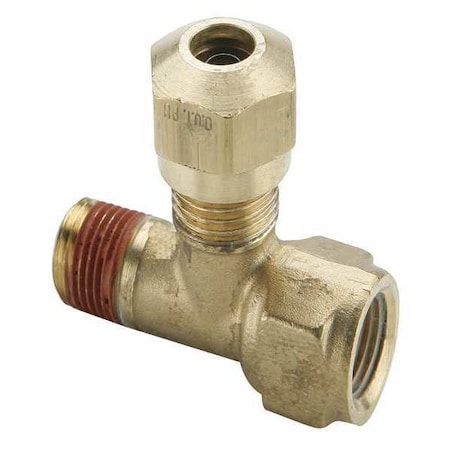 Tee, Brass, Comp1/2