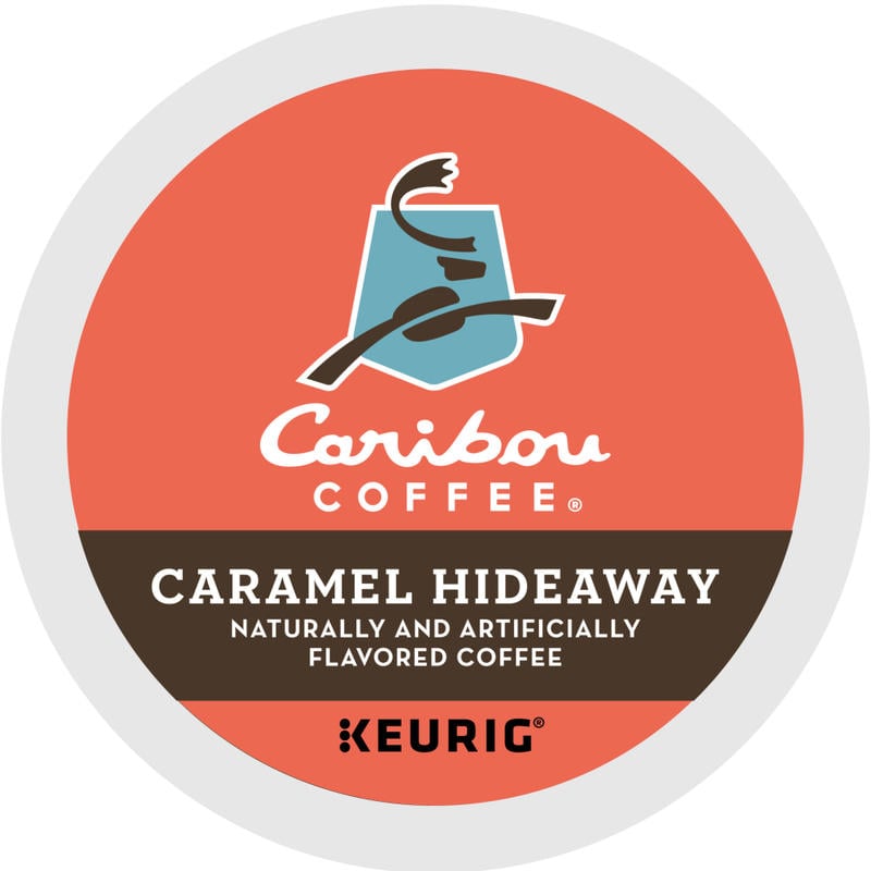 Caribou Coffee Single-Serve Coffee K-Cup, Caramel Hideaway, Carton Of 24 MPN:36685